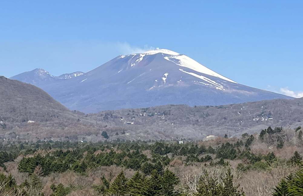 軽井沢の浅間山